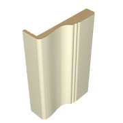 НАЛИЧНИК "ВОЛНА" ТЕЛЕСКОПИЧЕСКИЙ VINYL 36х90х2150 (EURO 1) ВАНИЛЬ 